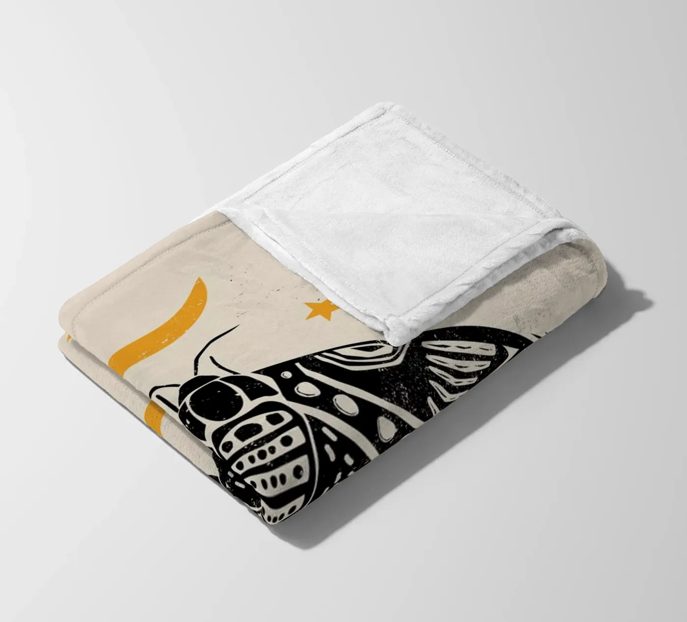 Die Motte Fleecedecke von Indigo Rain