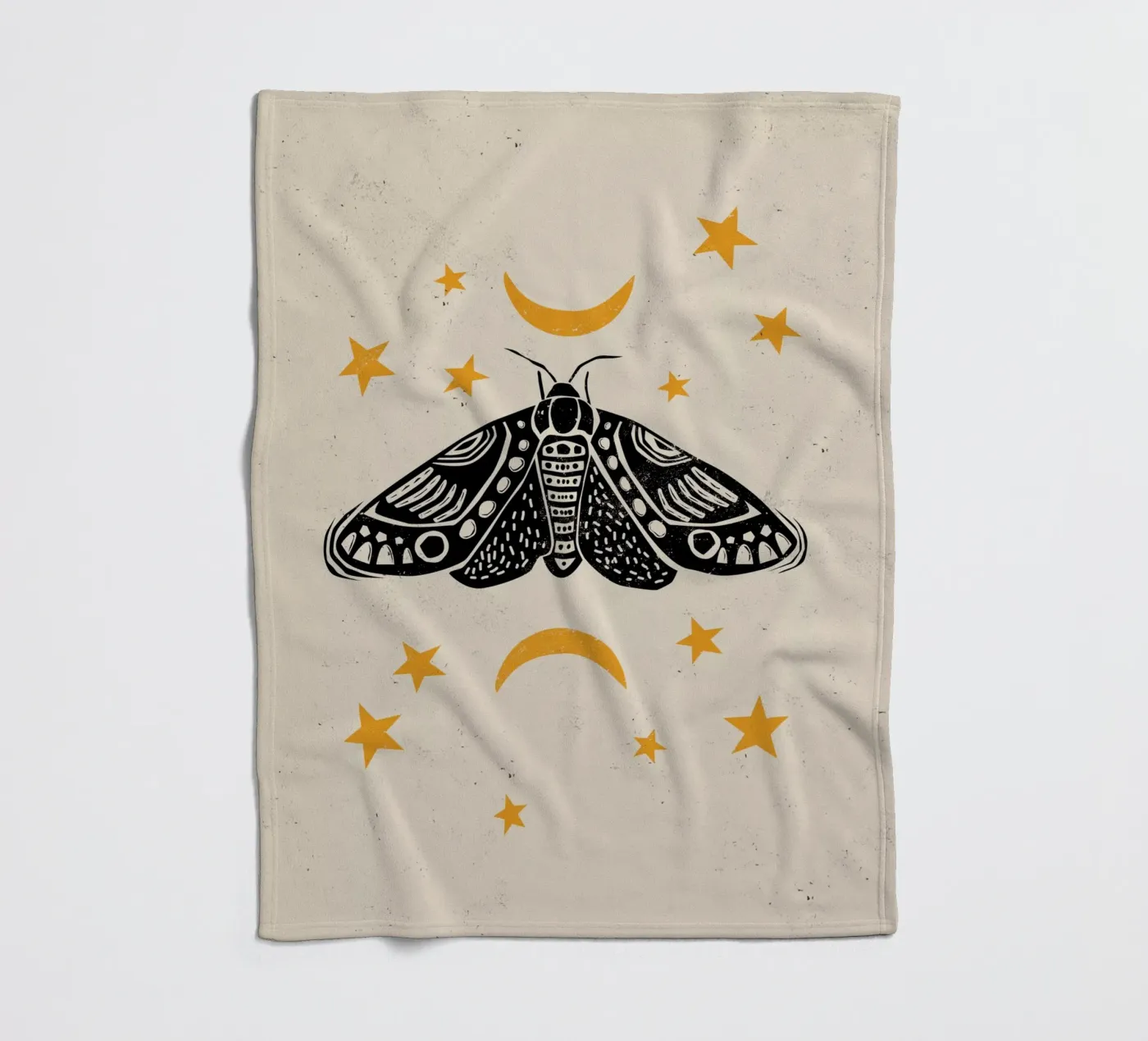 Die Motte Fleecedecke von Indigo Rain