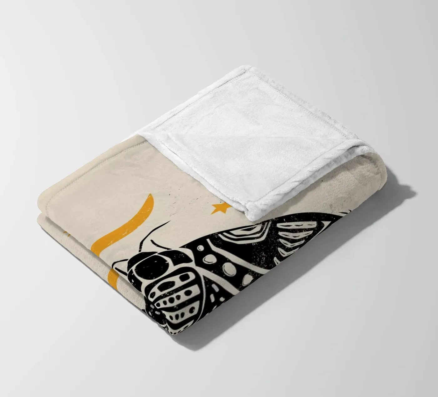 Die Motte Fleecedecke von Indigo Rain