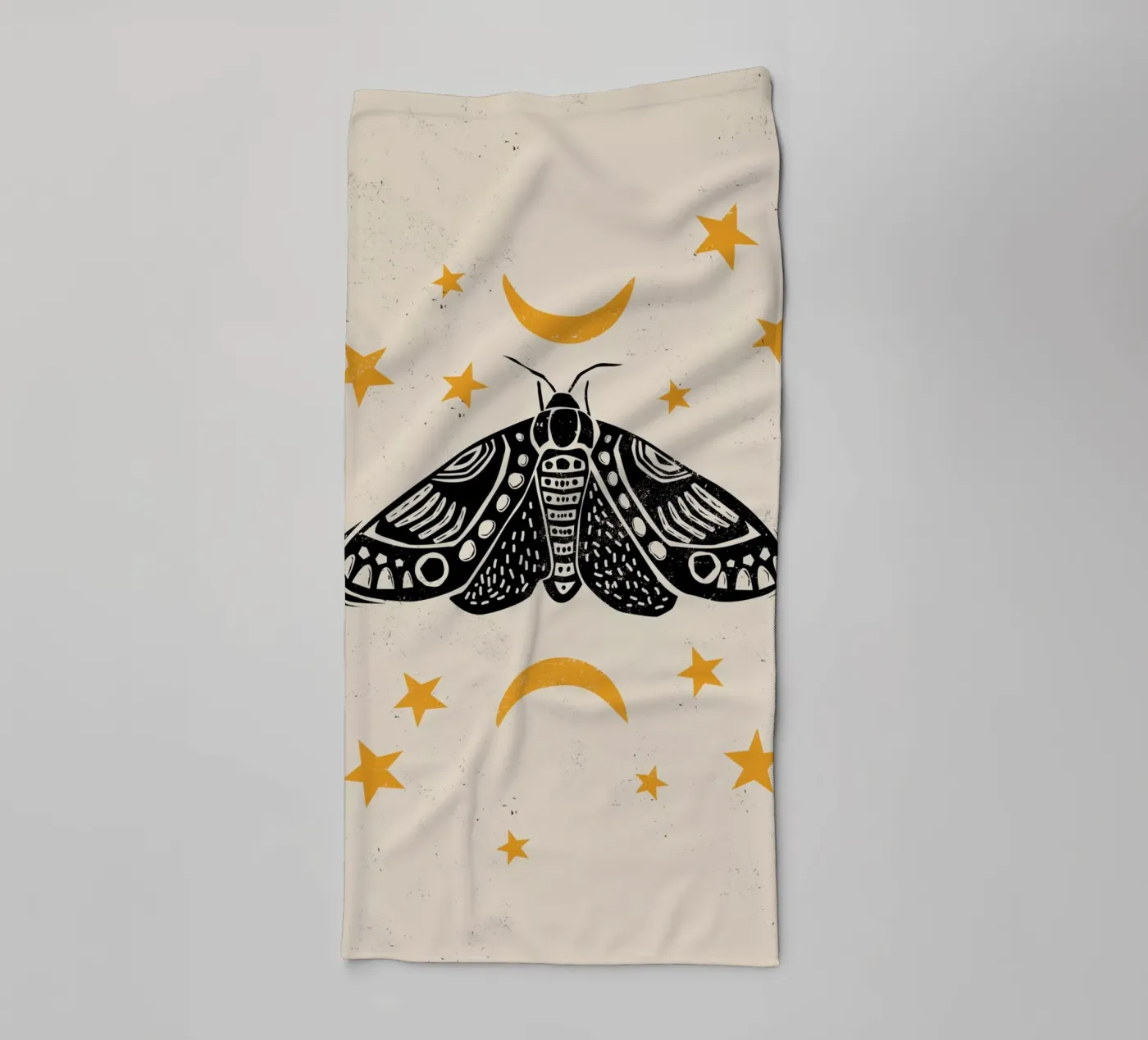 The Moth towel by Indigo Rain