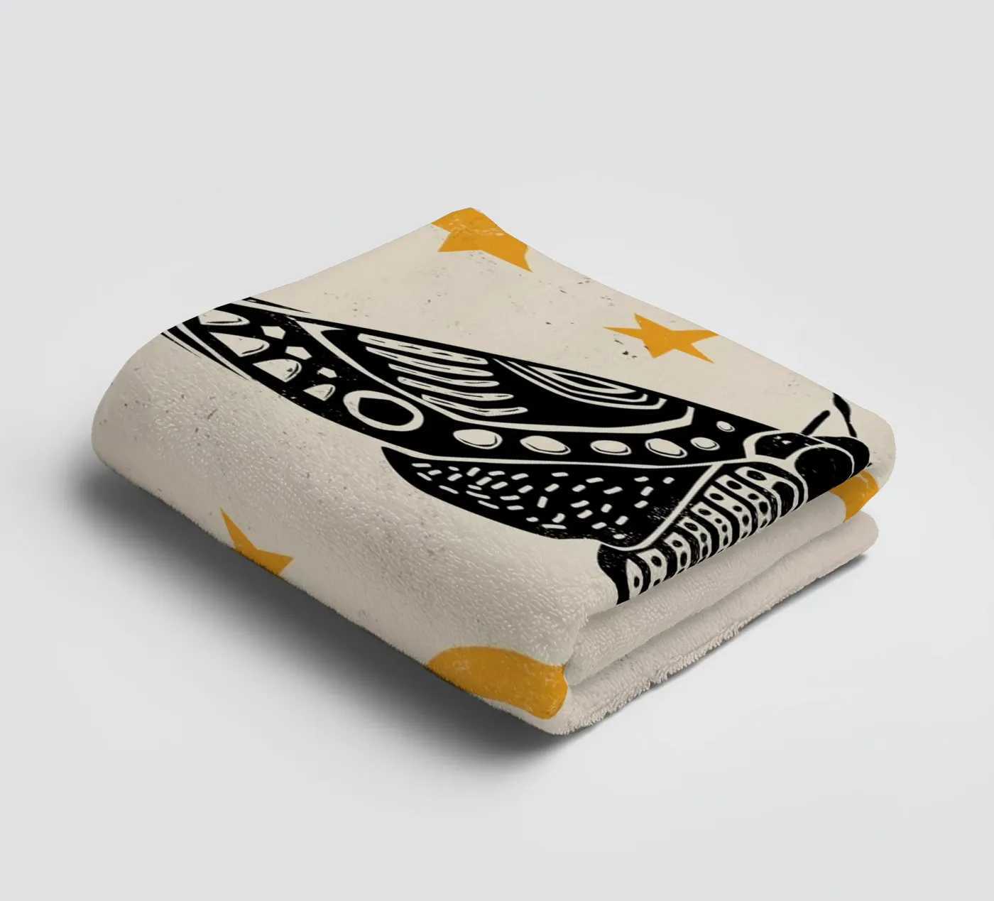The Moth towel by Indigo Rain