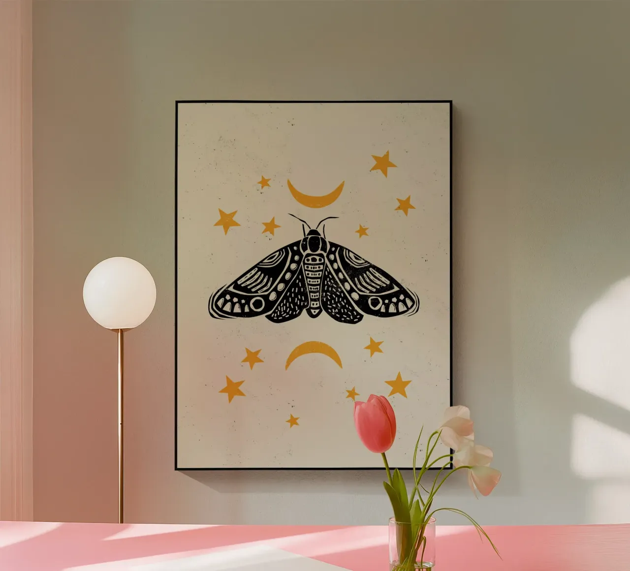 La falena plexiglass da Indigo Rain