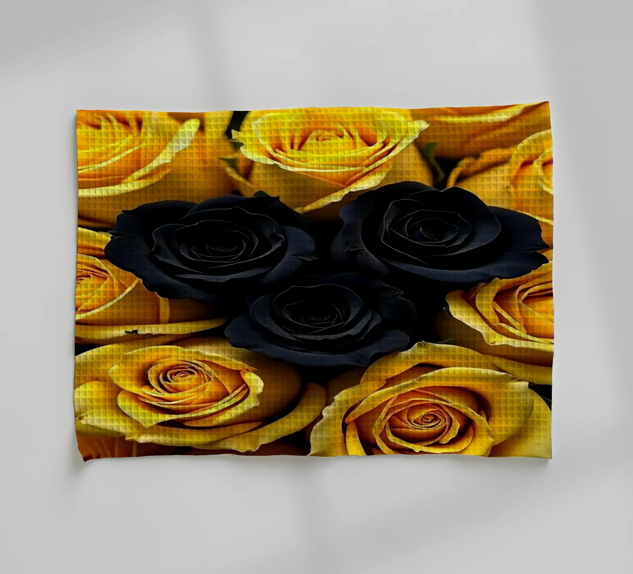 roses_jaune_noir_2 torchon de Farb- und Blütenzauber by LK