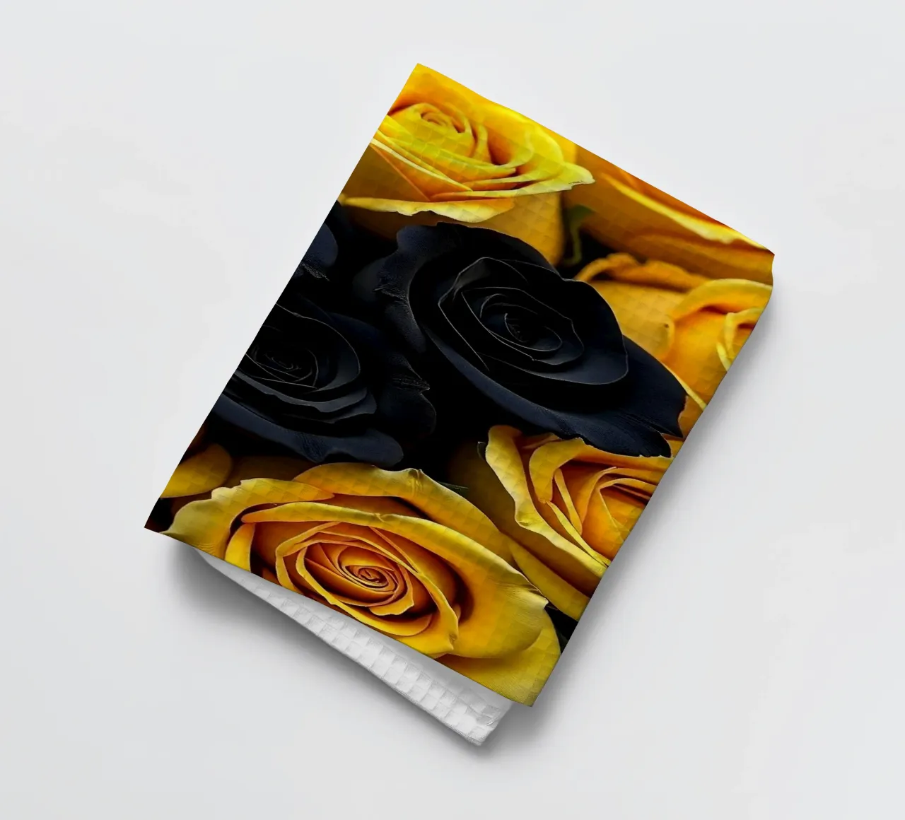 roses_jaune_noir_2 torchon de Farb- und Blütenzauber by LK