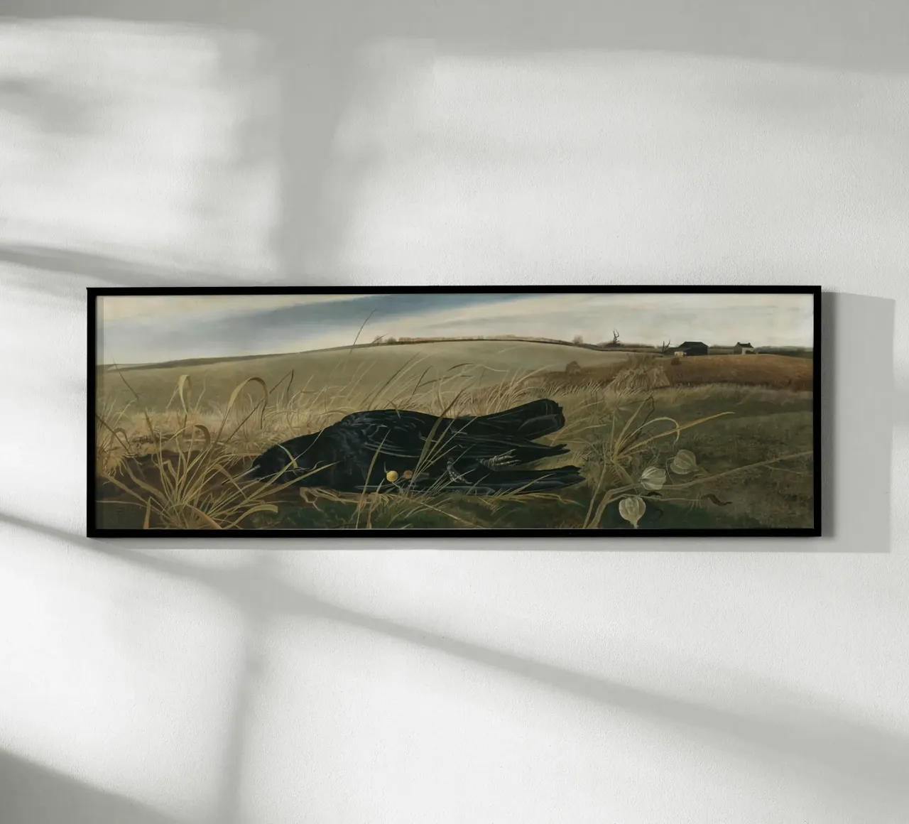 Andrew Wyeth Campi invernali poster con telaio in plastica da Trudeau Art Studio