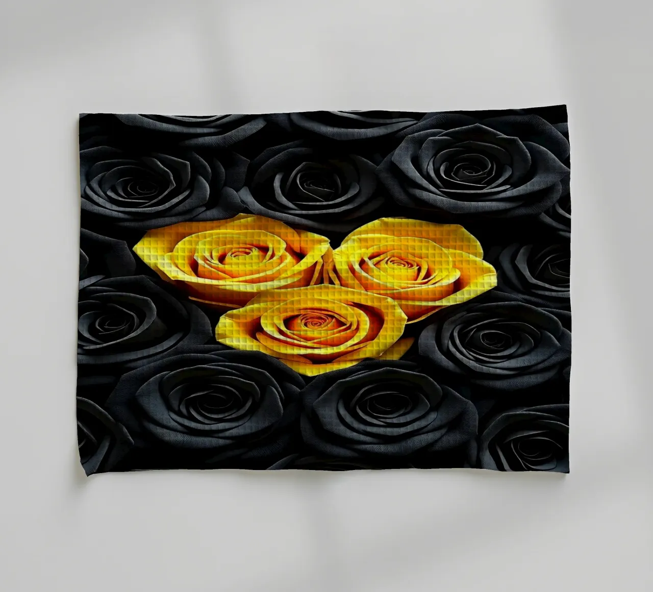 roses_noir_jaune_2 torchon de Farb- und Blütenzauber by LK