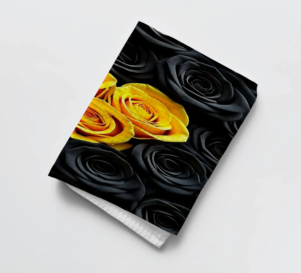 roses_noir_jaune_2 torchon de Farb- und Blütenzauber by LK