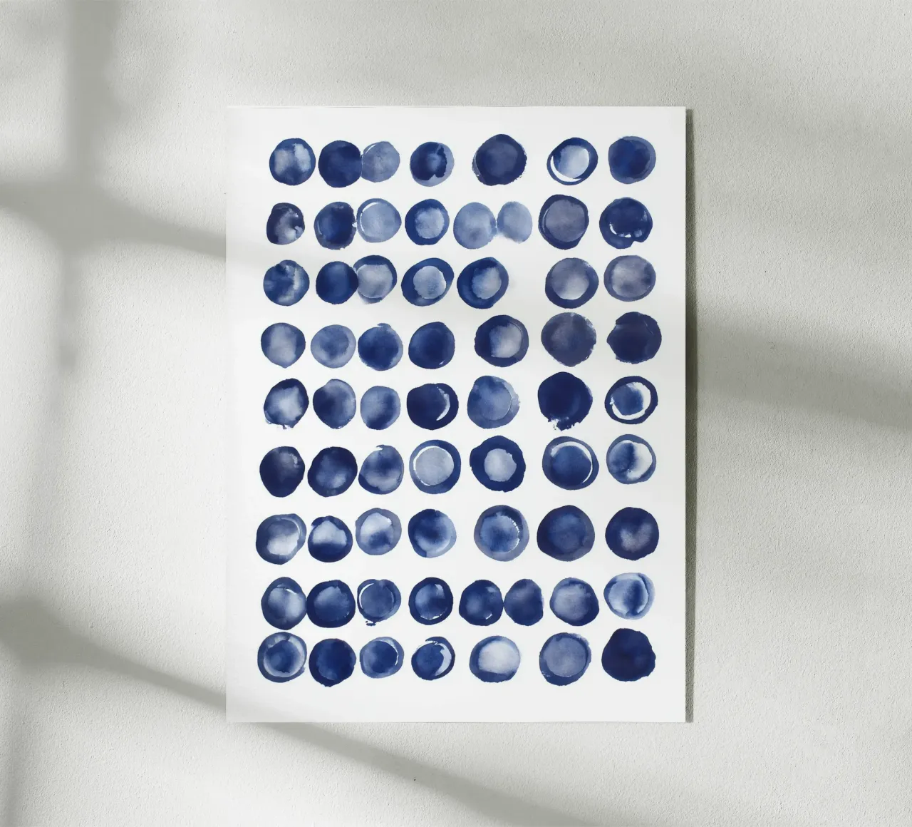 Cerchi indaco plexiglass da Seed & Signal