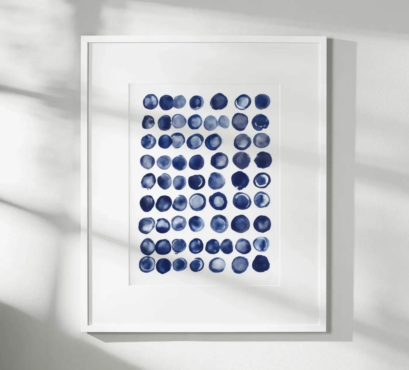 Cerchi indaco poster da Form & Field Studio