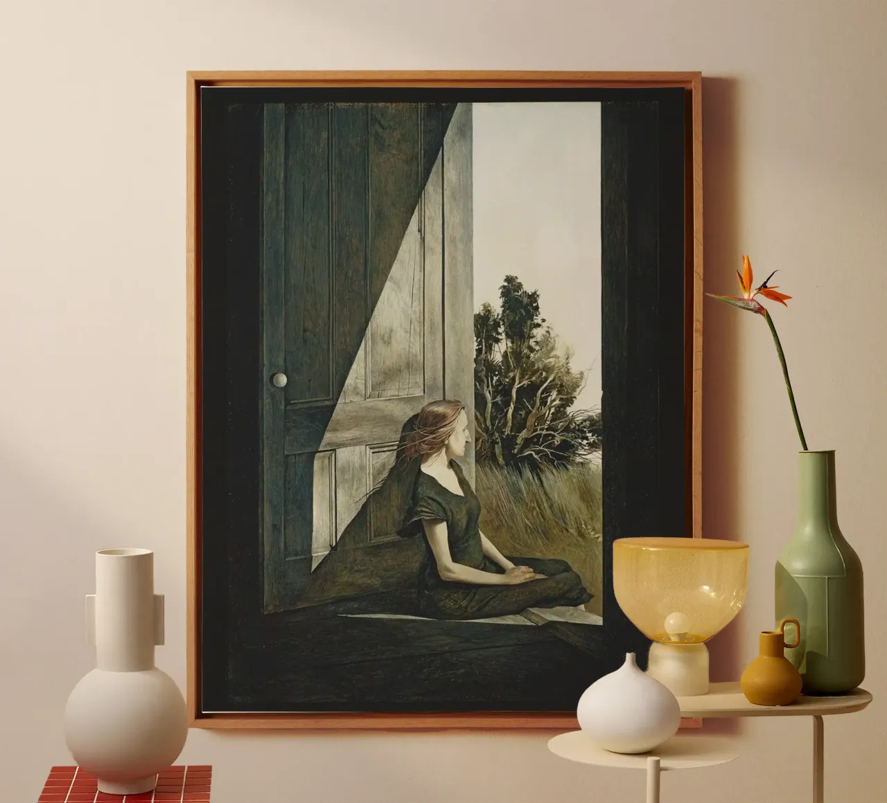 Andrew Wyeth Christina Olson tela con Cornice a cassetta da Trudeau Art Studio