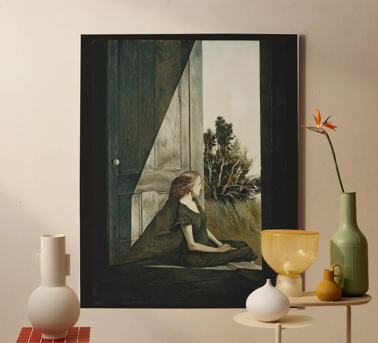 Andrew Wyeth Christina Olson tela con Cornice a cassetta da Trudeau Art Studio