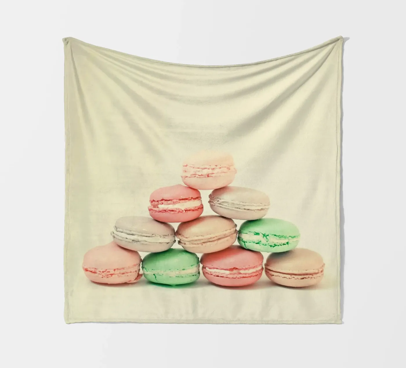 French Macarons fleecedeken van Cassia Beck Photography