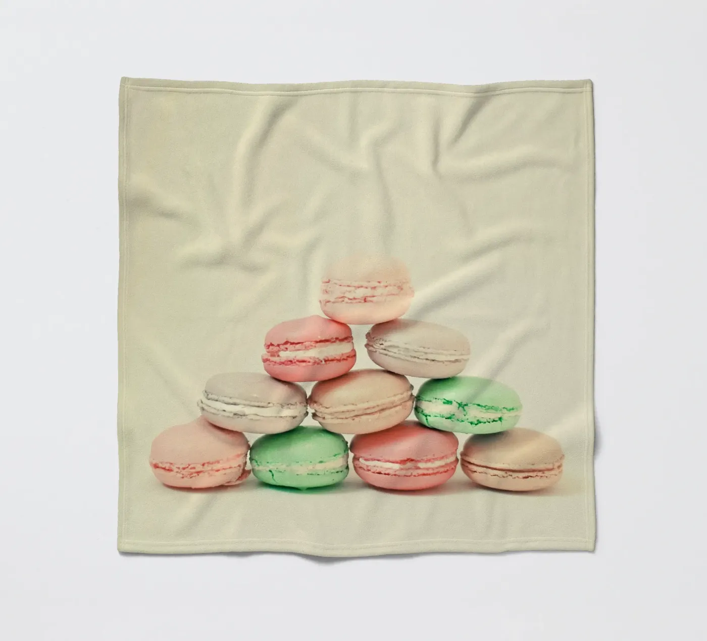 French Macarons fleecedeken van Cassia Beck Photography