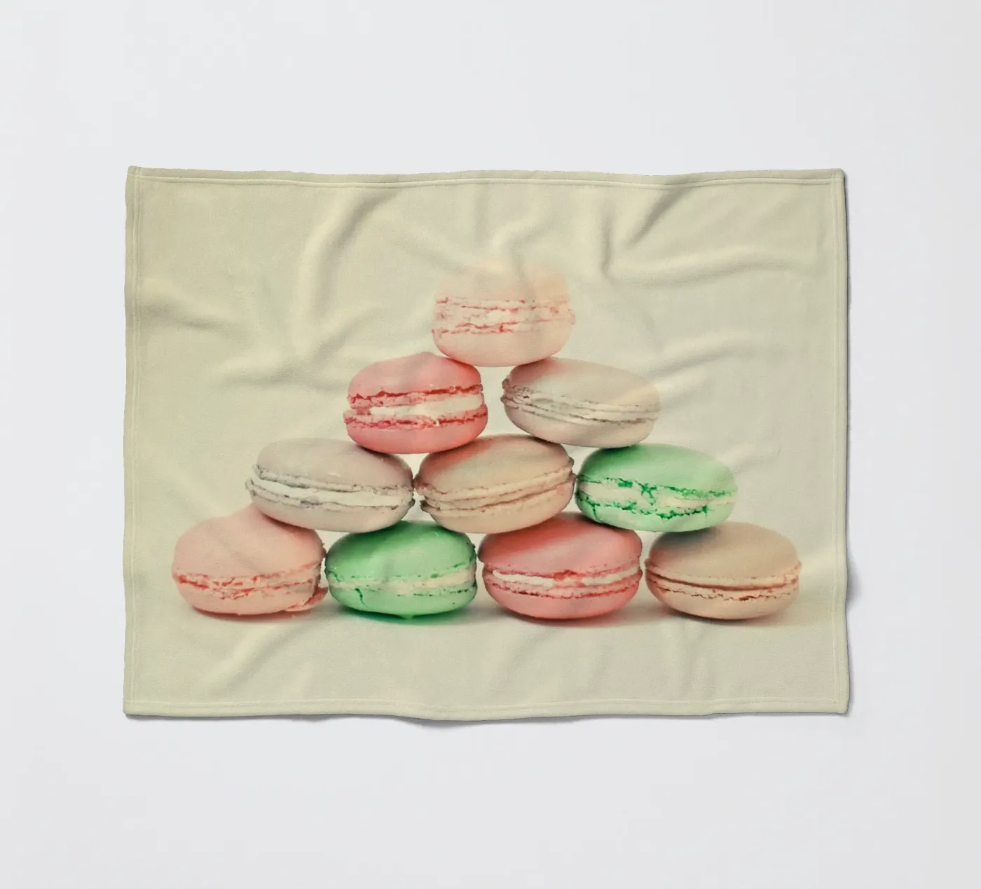 French Macarons fleecedeken van Cassia Beck Photography