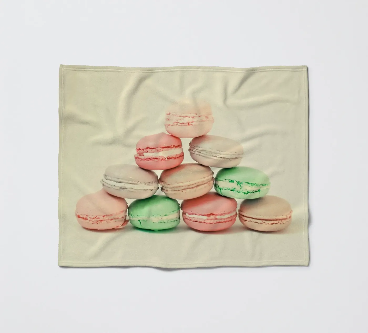 French Macarons fleecedeken van Cassia Beck Photography