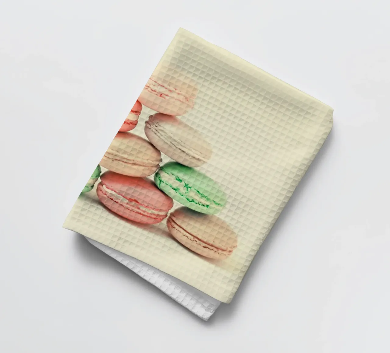 Macarons francesi canovaccio da cucina da Cassia Beck Photography
