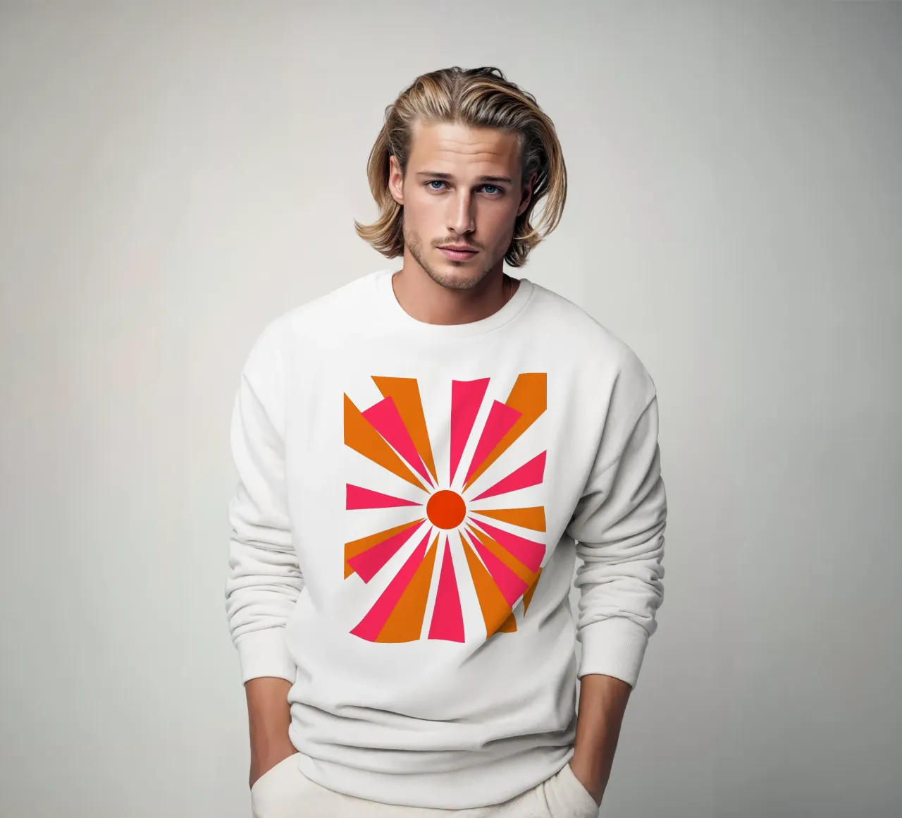 Sole in grassetto felpa da Rose Beck Art