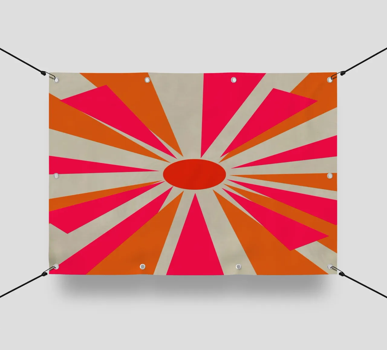 Sole in grassetto telo in pvc da Rose Beck Art