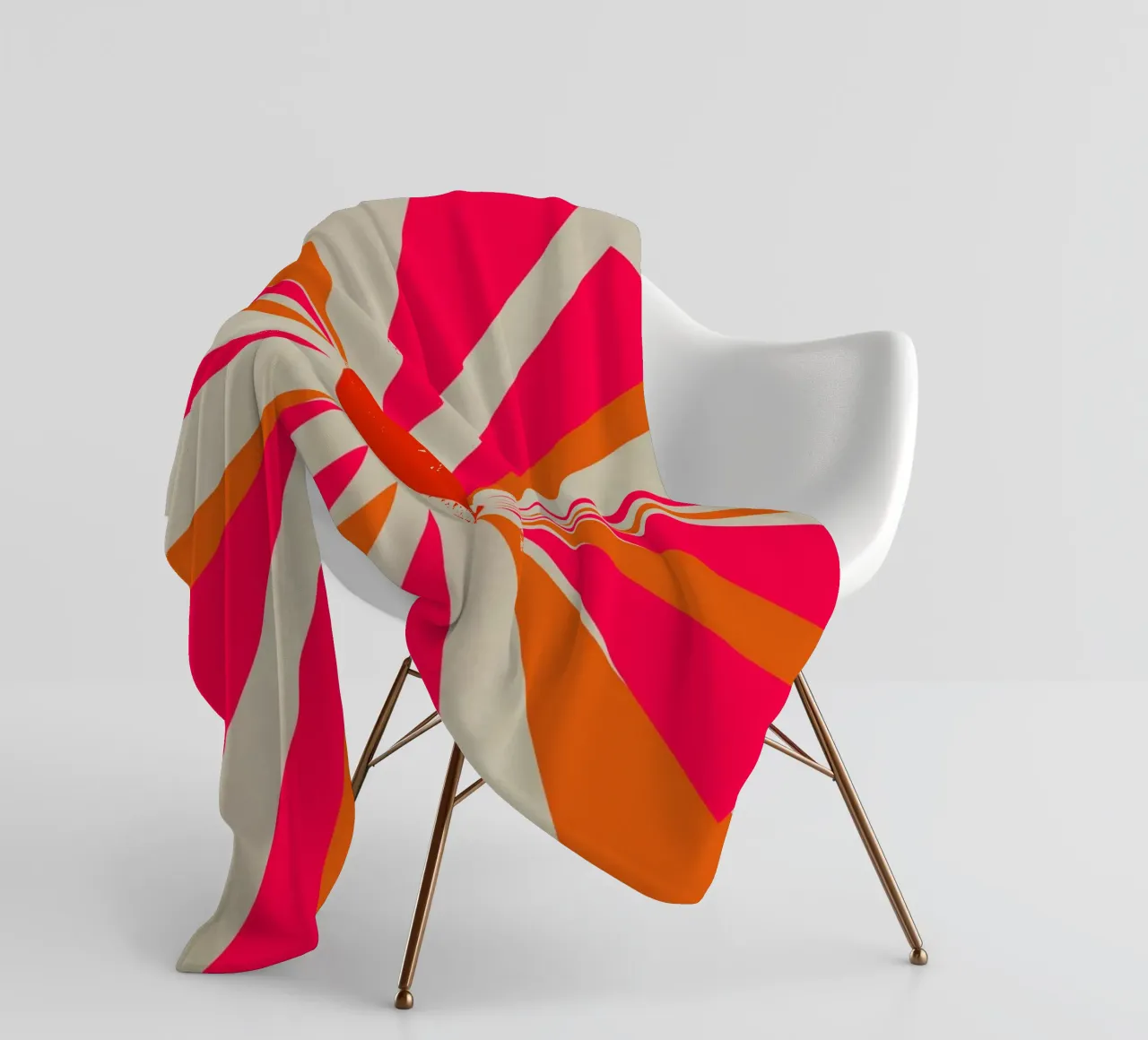 Stoute zon fleecedeken van Rose Beck Art