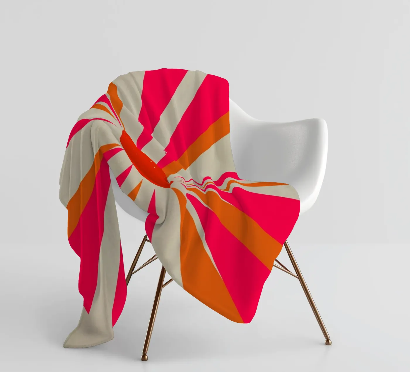 Stoute zon fleecedeken van Rose Beck Art