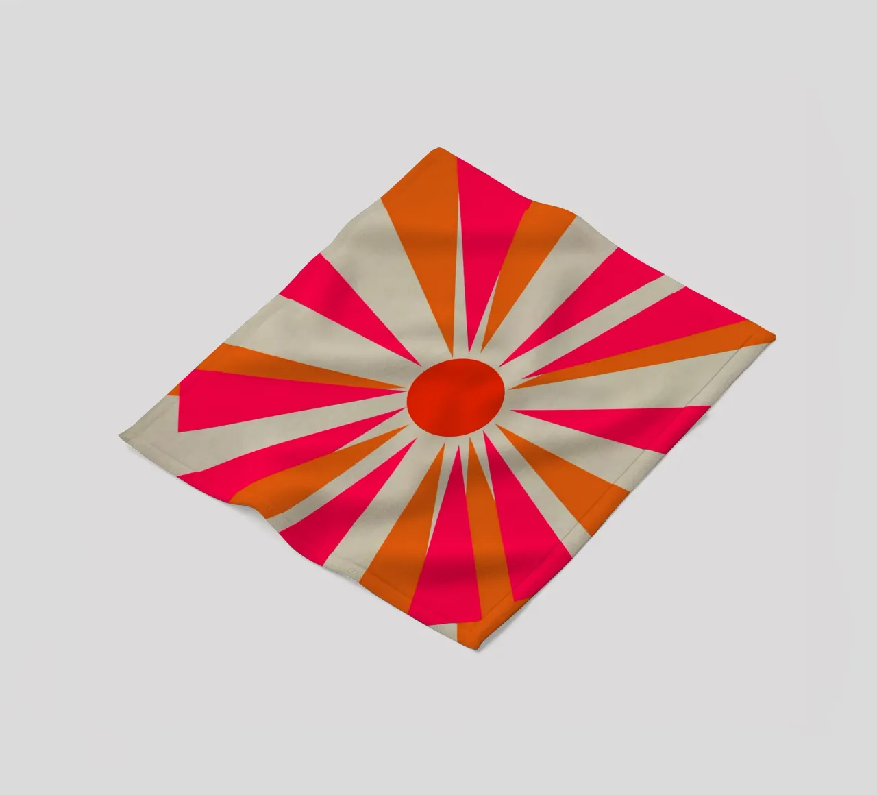 Stoute zon fleecedeken van Rose Beck Art