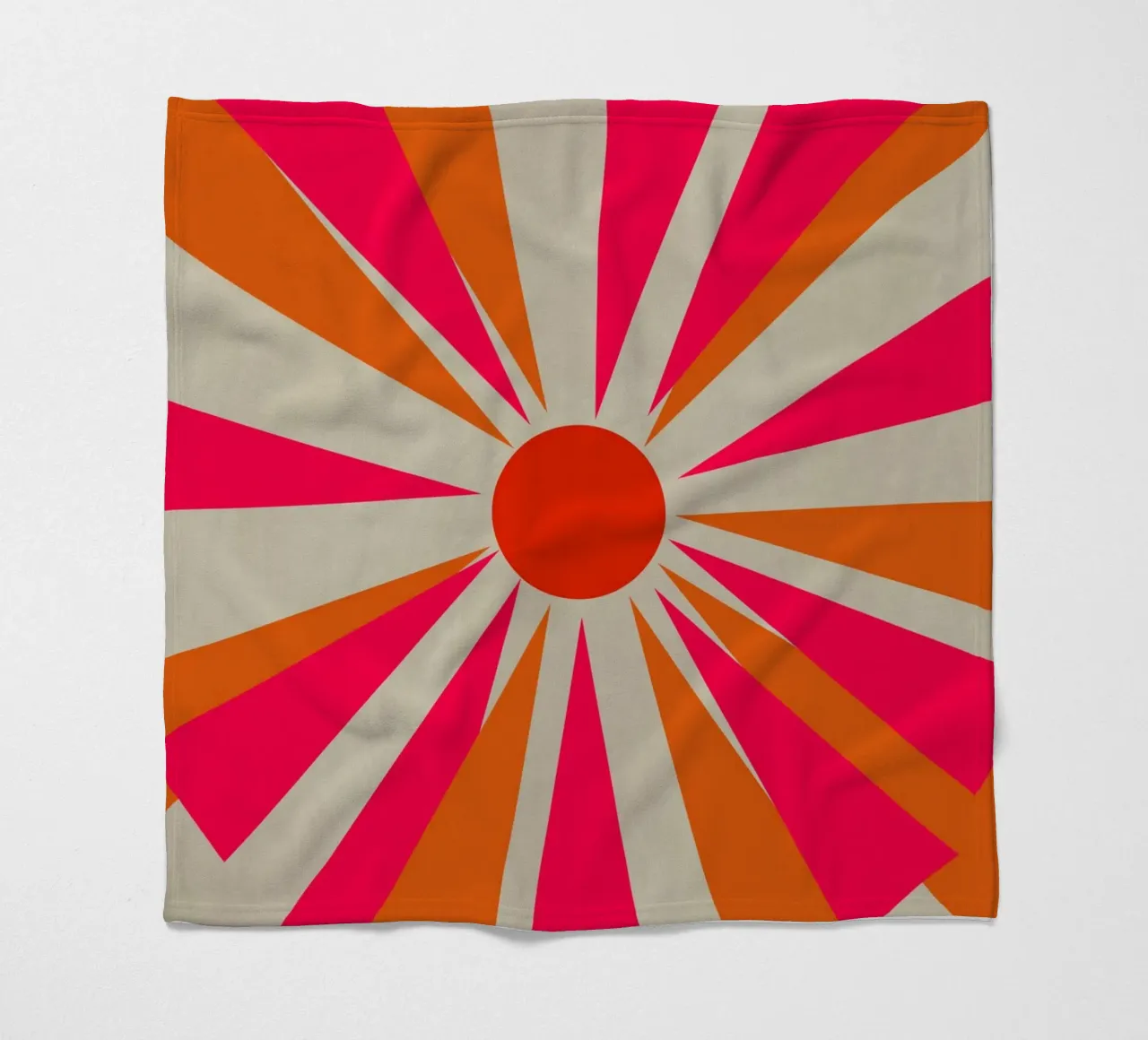 Stoute zon fleecedeken van Rose Beck Art