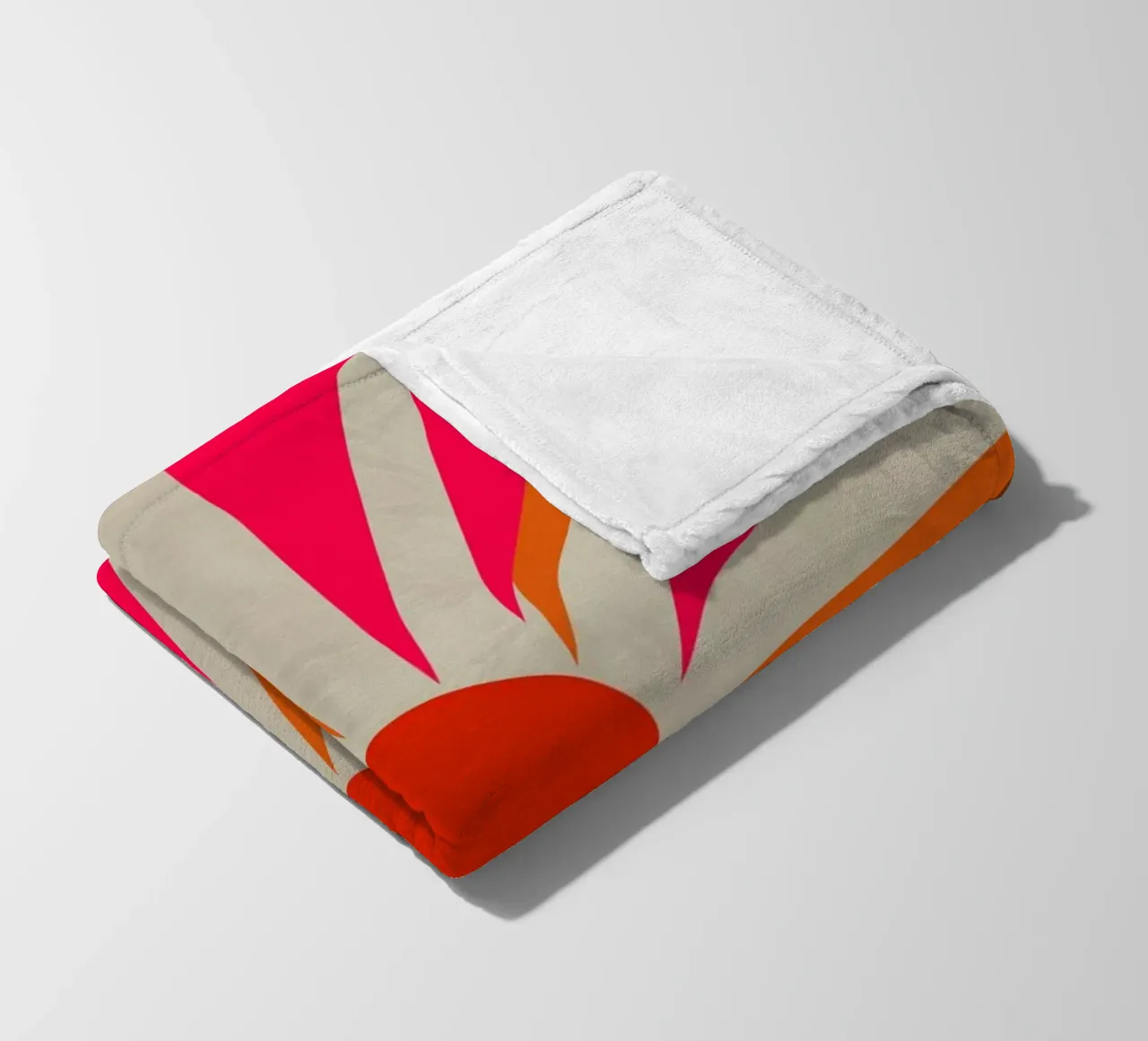 Stoute zon fleecedeken van Rose Beck Art