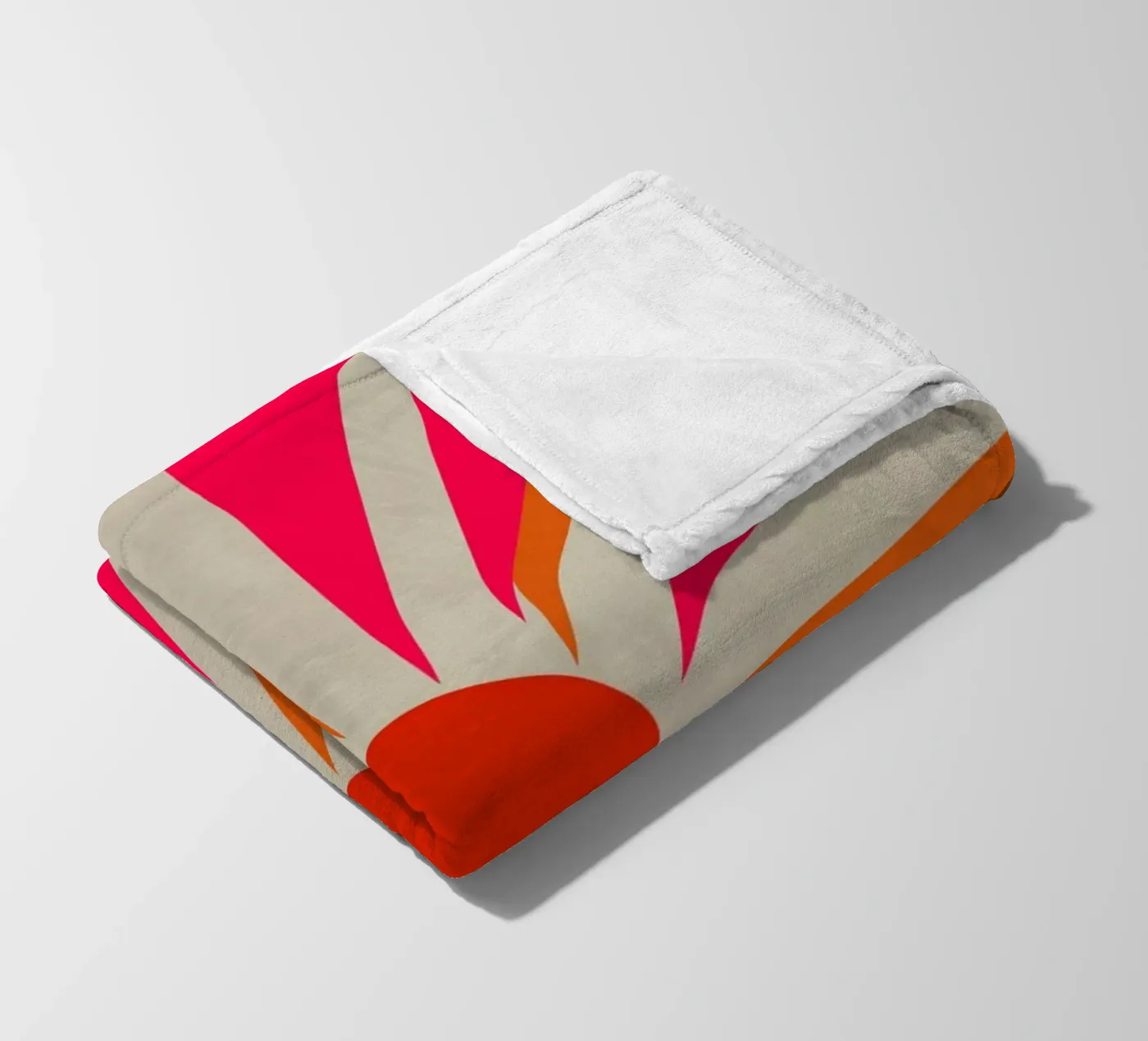 Stoute zon fleecedeken van Rose Beck Art