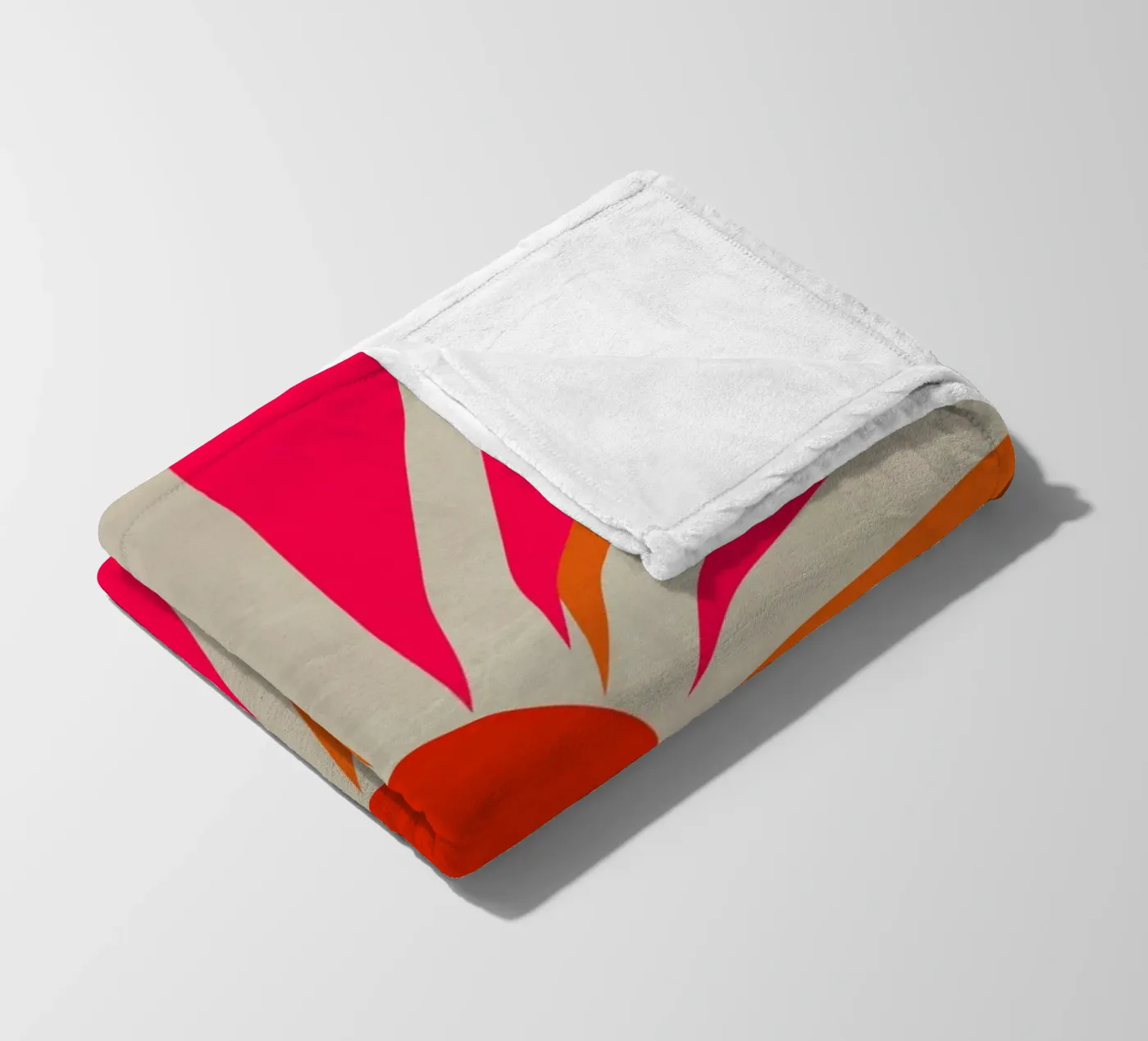 Stoute zon fleecedeken van Rose Beck Art