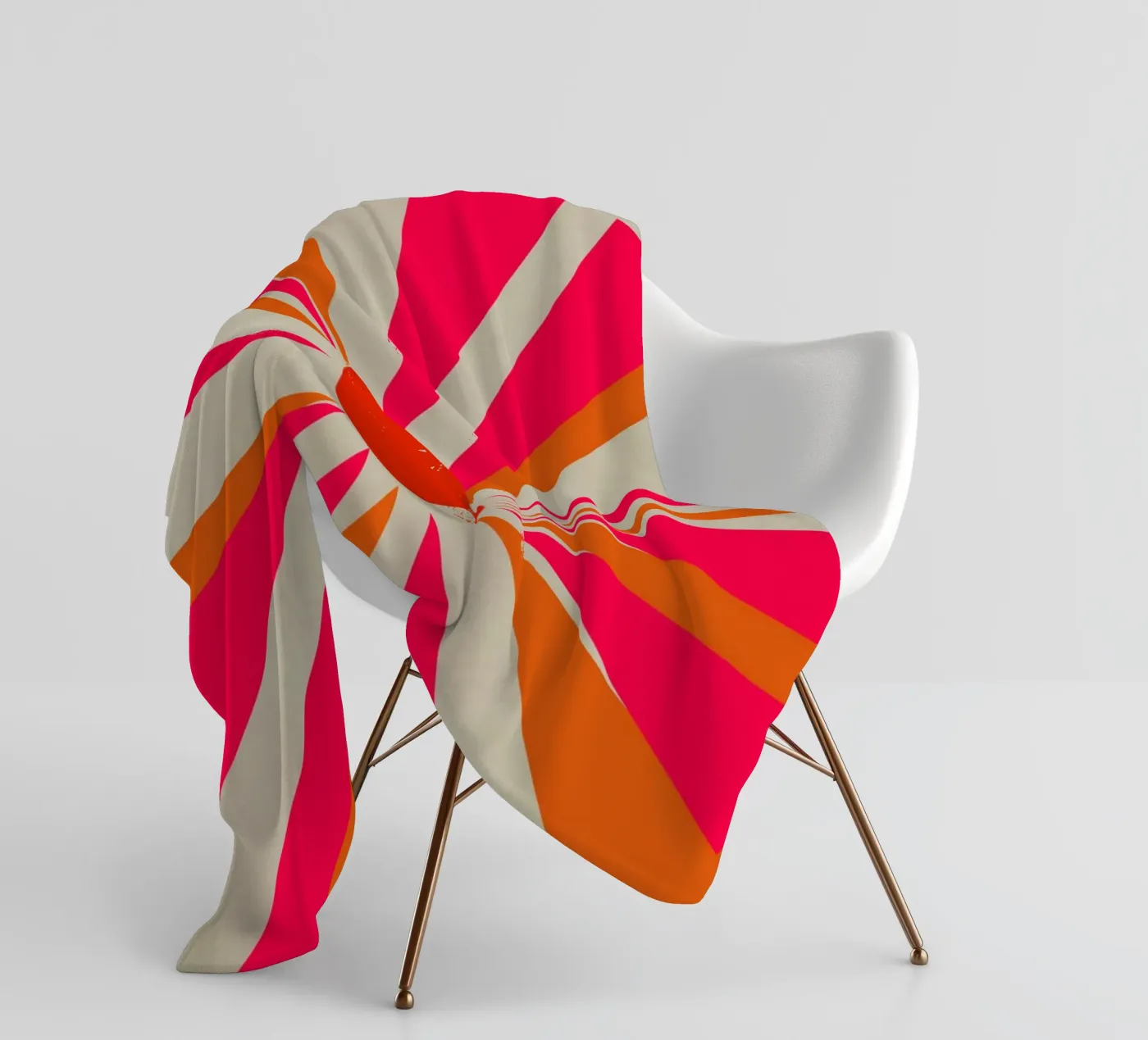 Stoute zon fleecedeken van Rose Beck Art