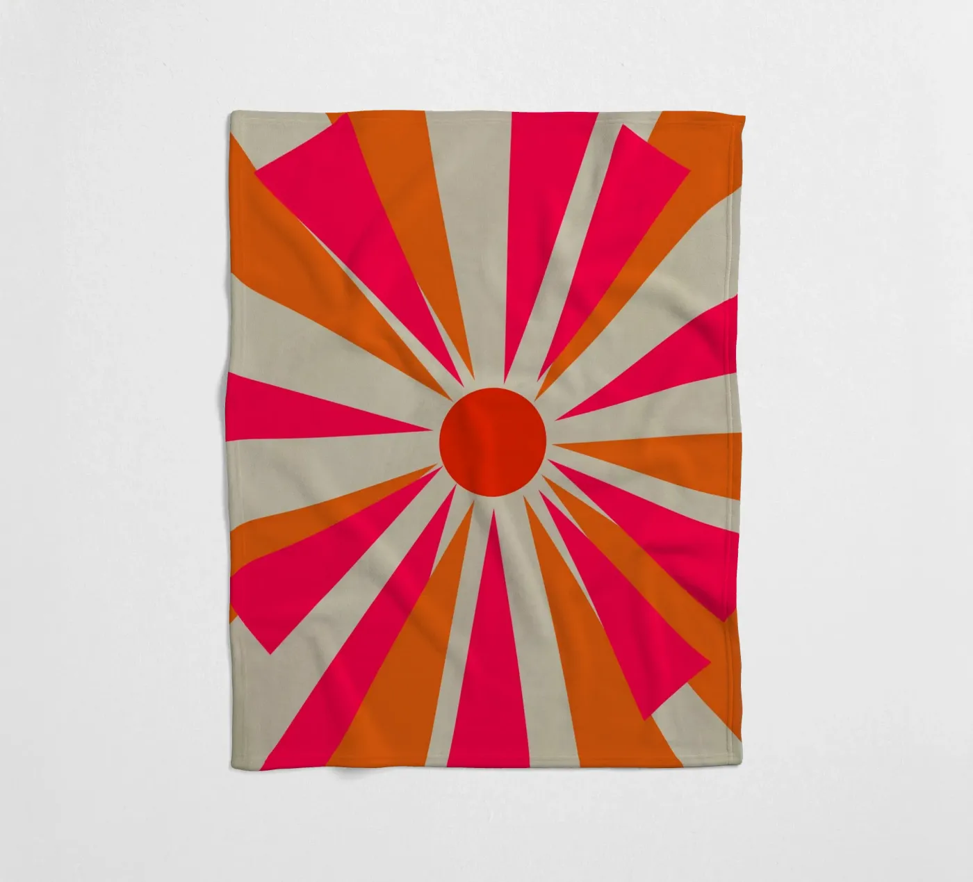 Stoute zon fleecedeken van Rose Beck Art