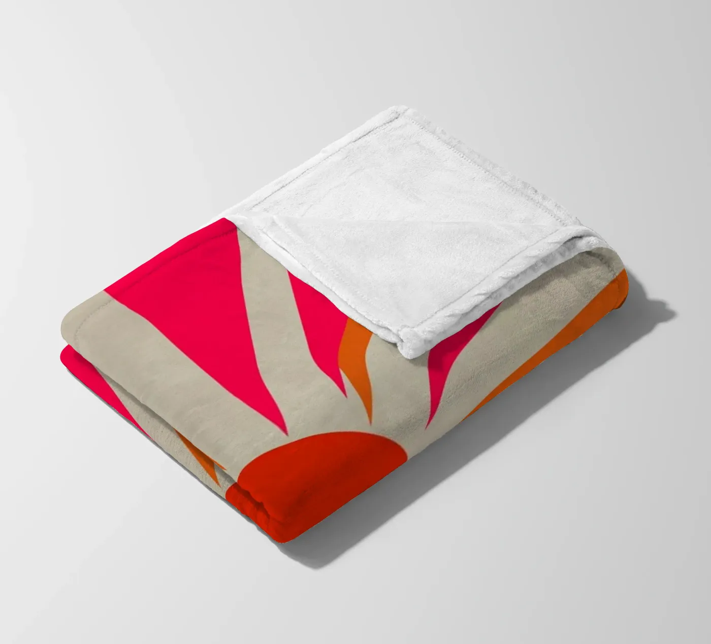 Stoute zon fleecedeken van Rose Beck Art