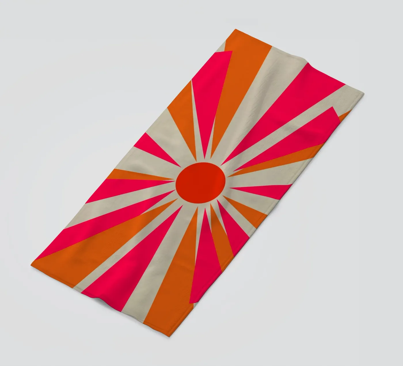 Stoute zon strandhanddoek van Rose Beck Art