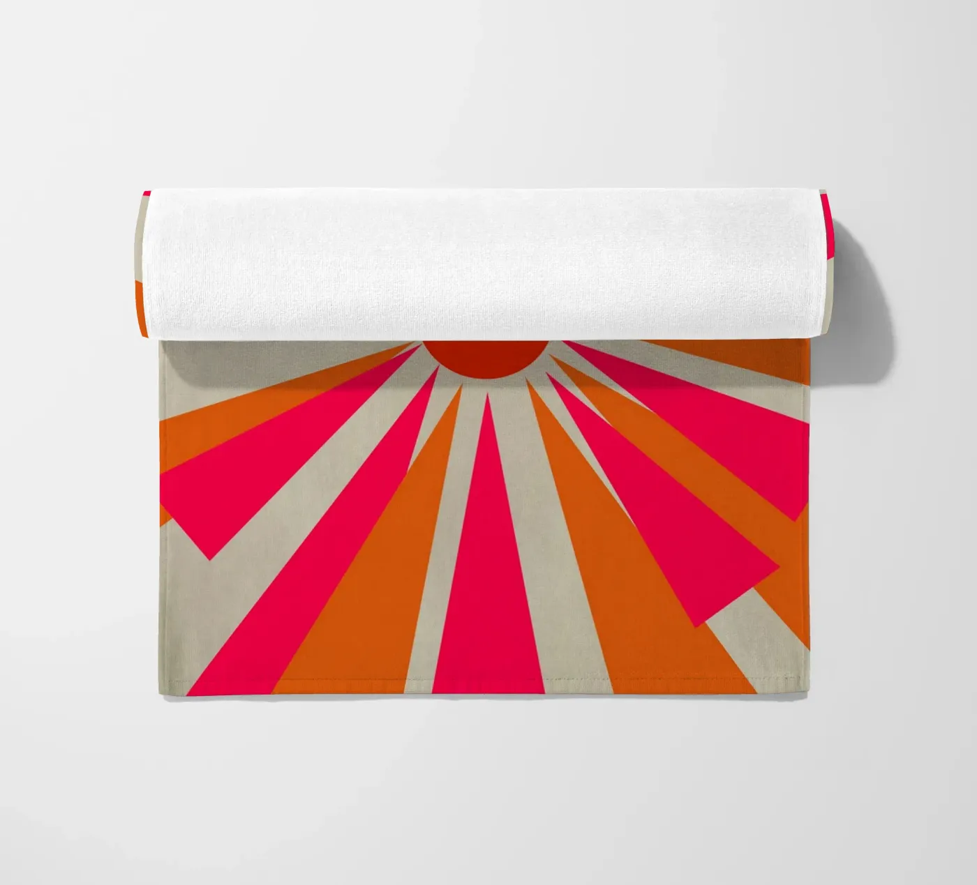 Stoute zon strandhanddoek van Rose Beck Art