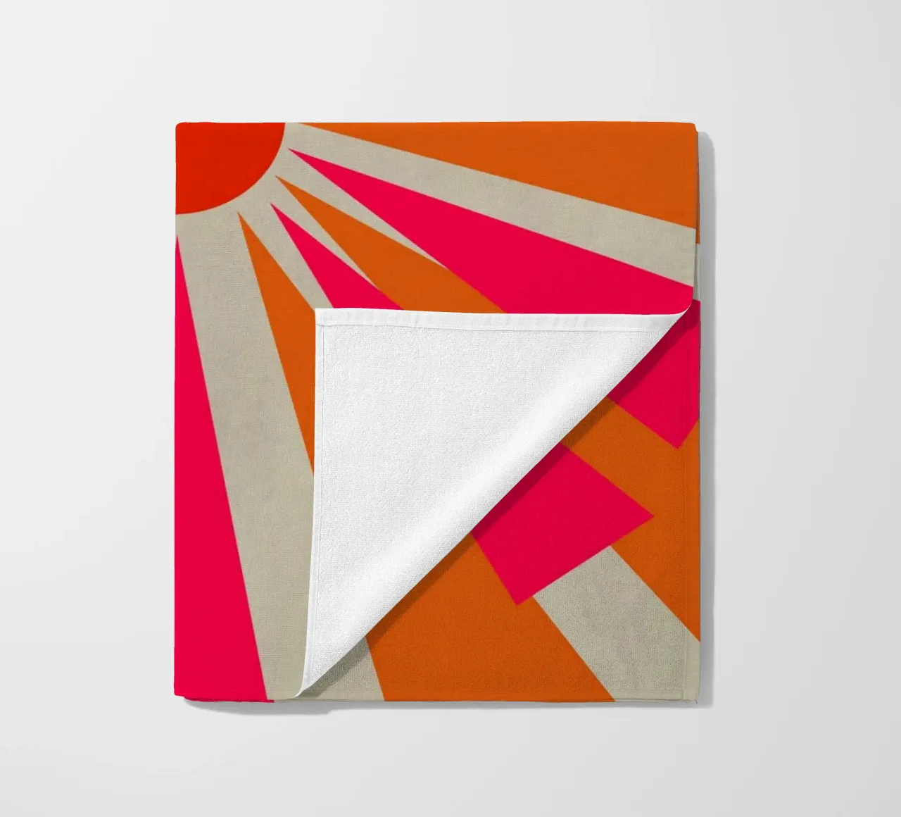 Bold Sun telo mare da Rose Beck Art