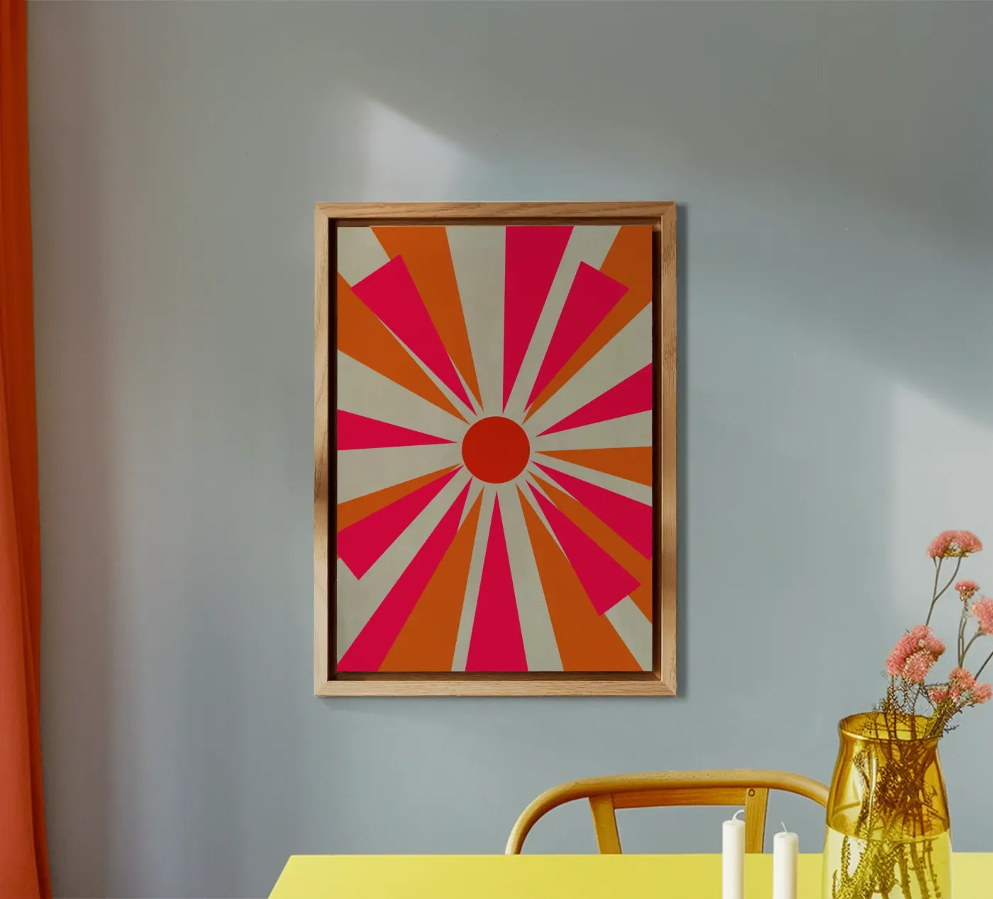 Bold Sun forex plate by Rose Beck Art