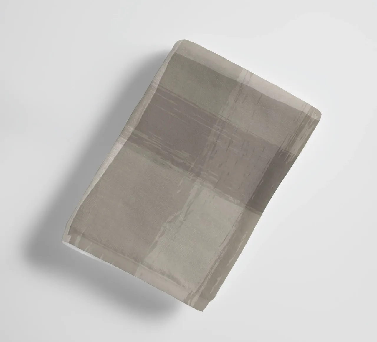 Surfaces 12B | Neutral Sand & Beige Brush Stroke Abstract asciugamano da bagno da sabidussi