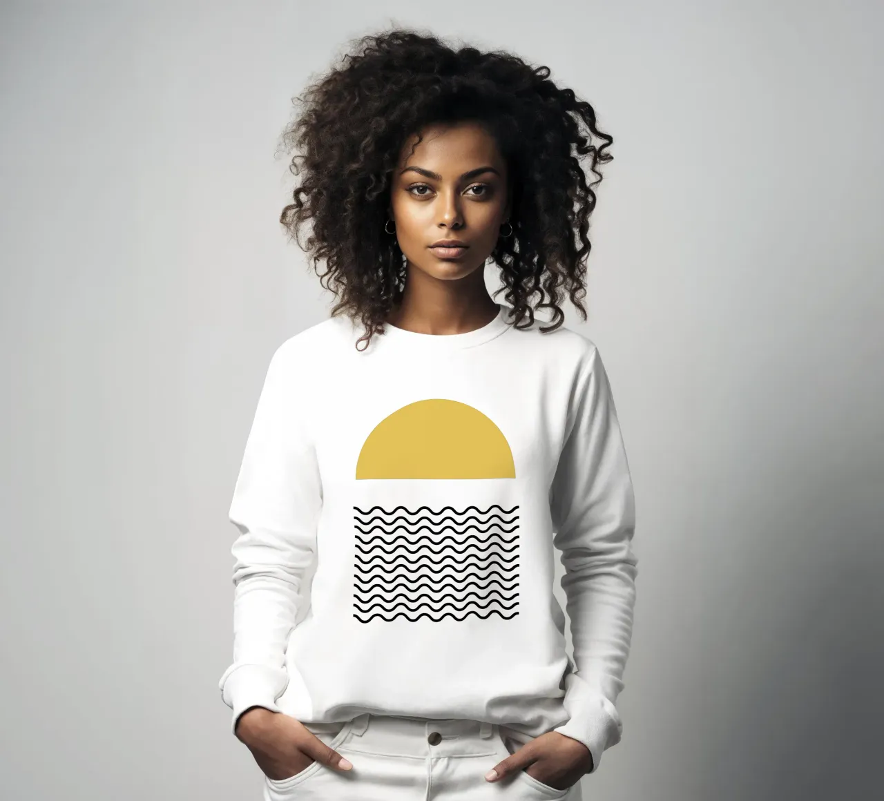 Schemering sweatshirt van Rose Beck Art
