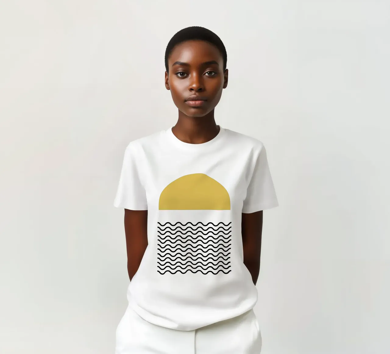 Schemering t-shirt van Rose Beck Art