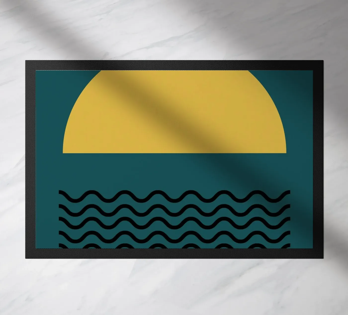 Abenddämmerung Fußmatte von Rose Beck Art