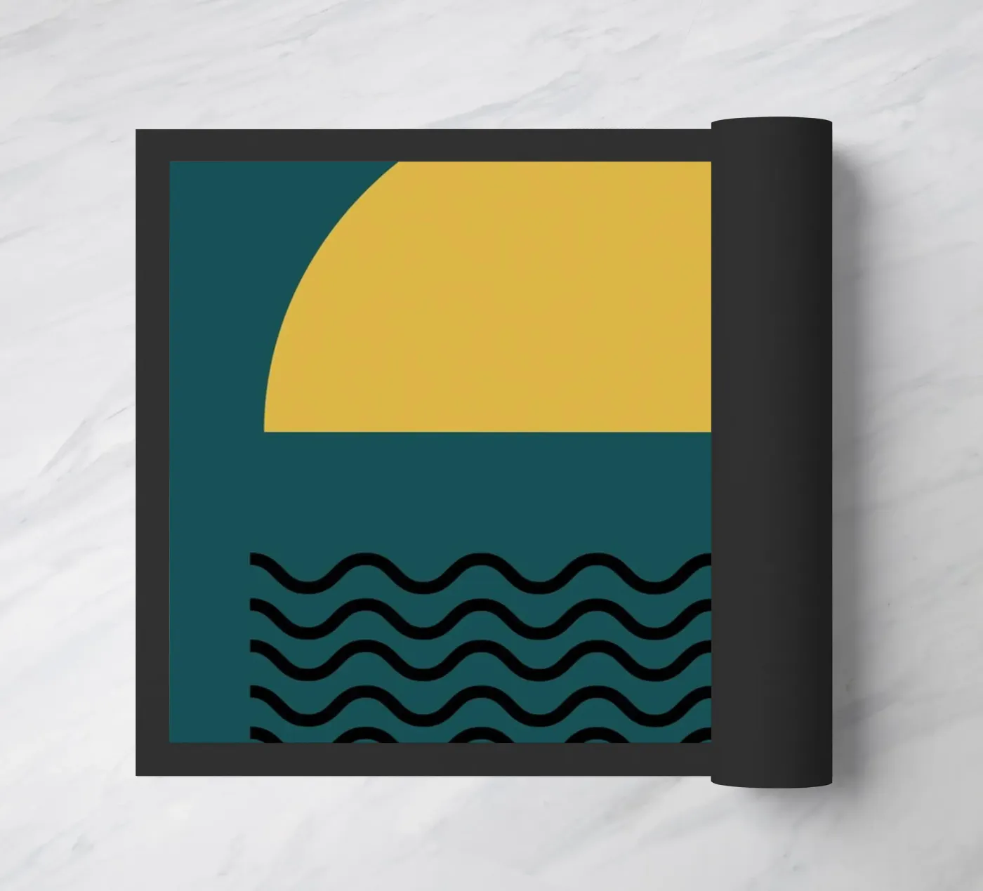 Abenddämmerung Fußmatte von Rose Beck Art