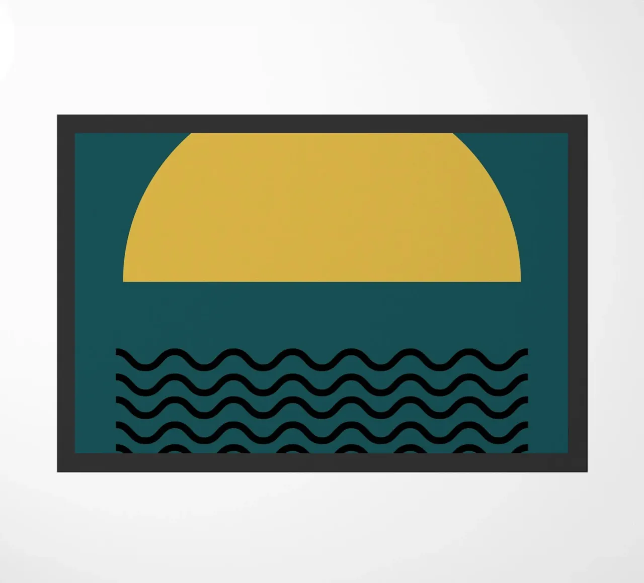 Schemering deurmat van Rose Beck Art