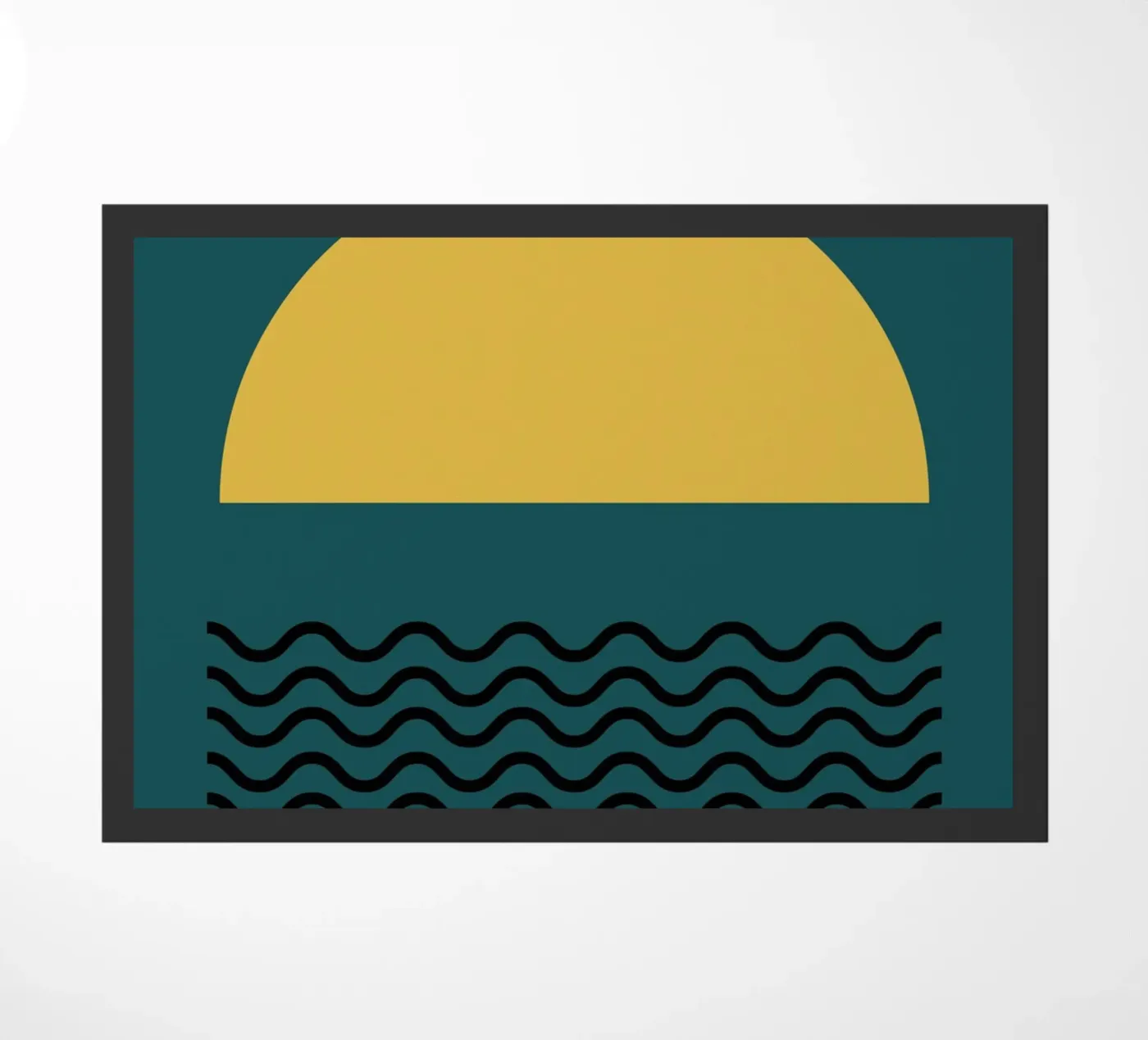 Abenddämmerung Fußmatte von Rose Beck Art