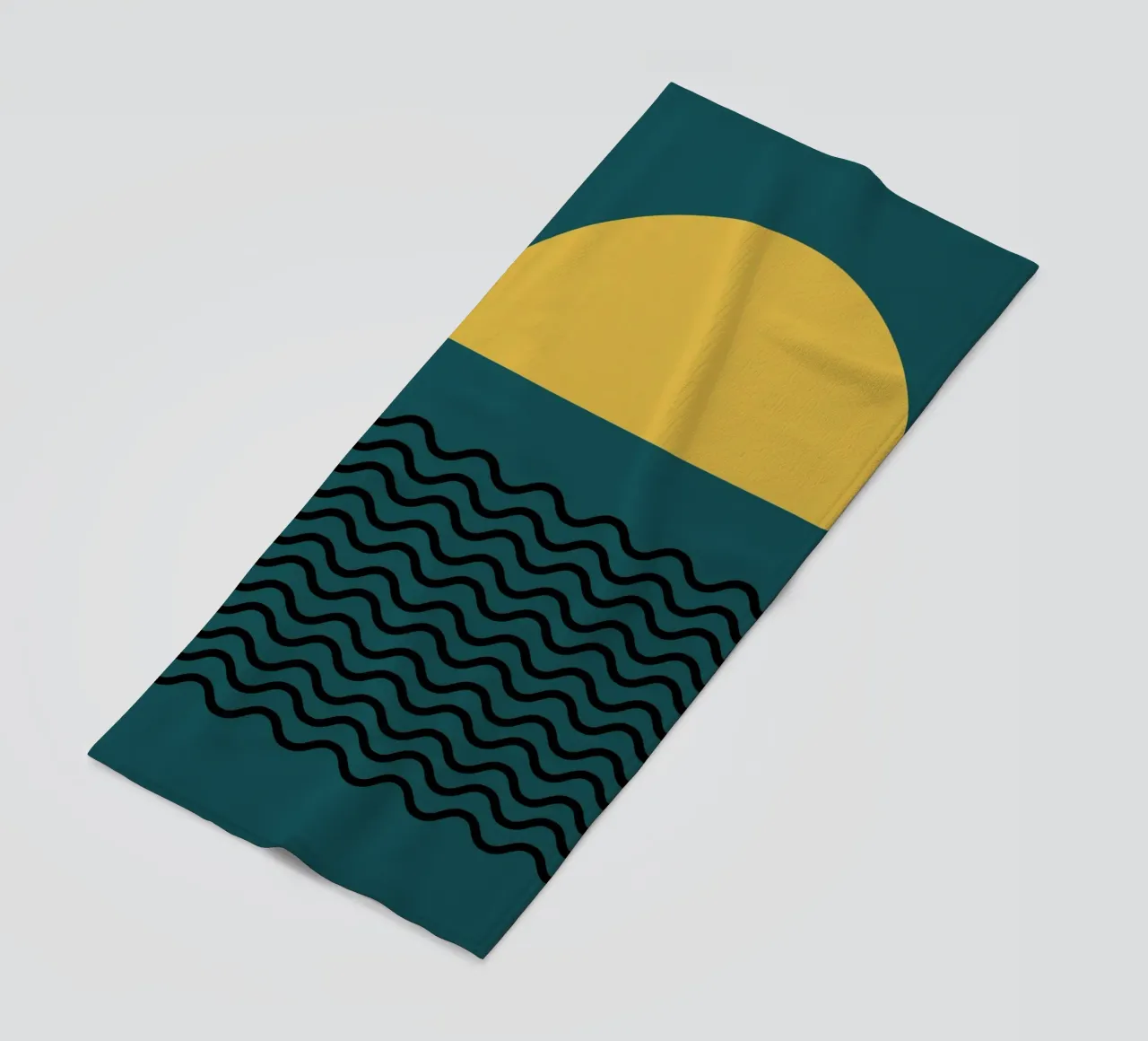 Schemering strandhanddoek van Rose Beck Art