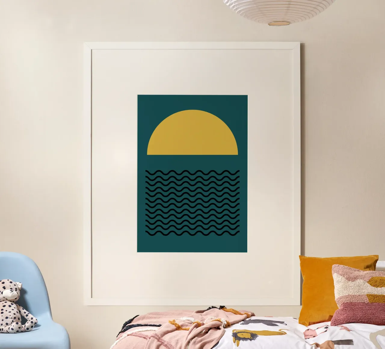 Schemering poster van Rose Beck Art