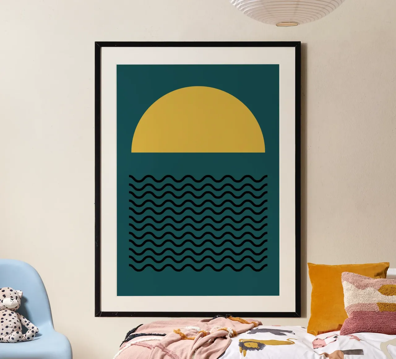 Schemering poster van Rose Beck Art