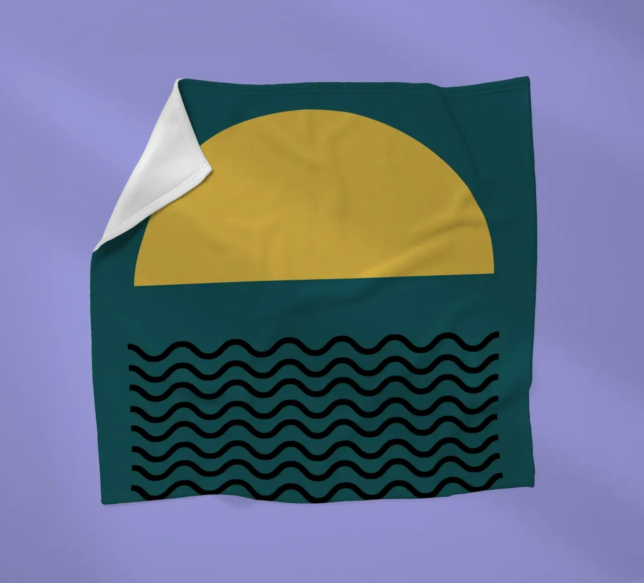 Schemering fleecedeken van Rose Beck Art