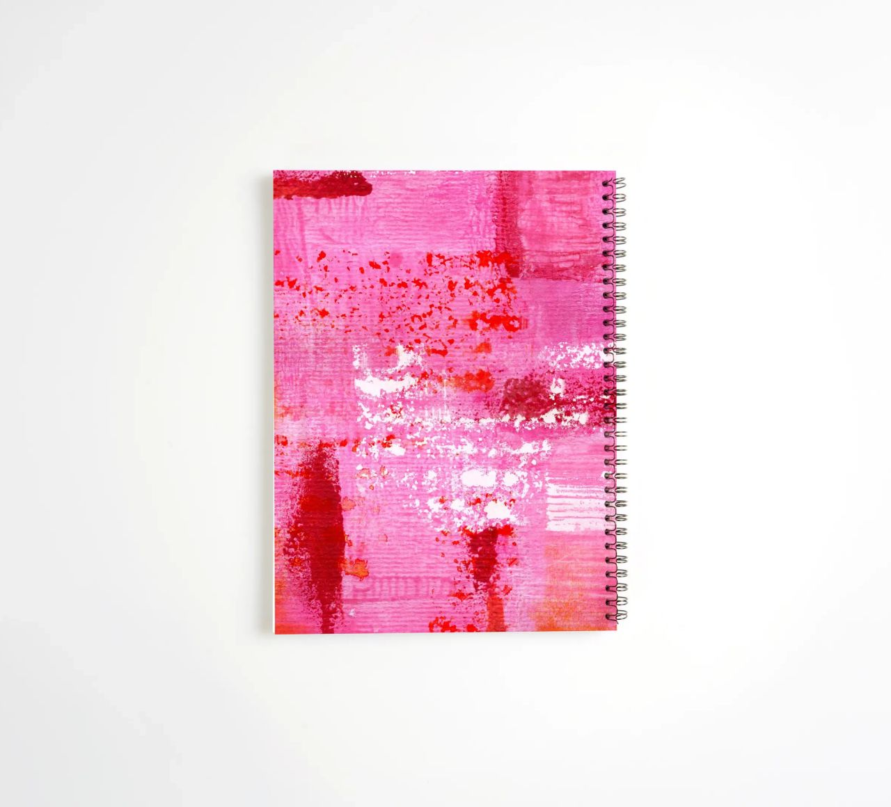Surfaces 13 | Very Hot Pink & Red | Abstract Painting Ringbuch von sabidussi