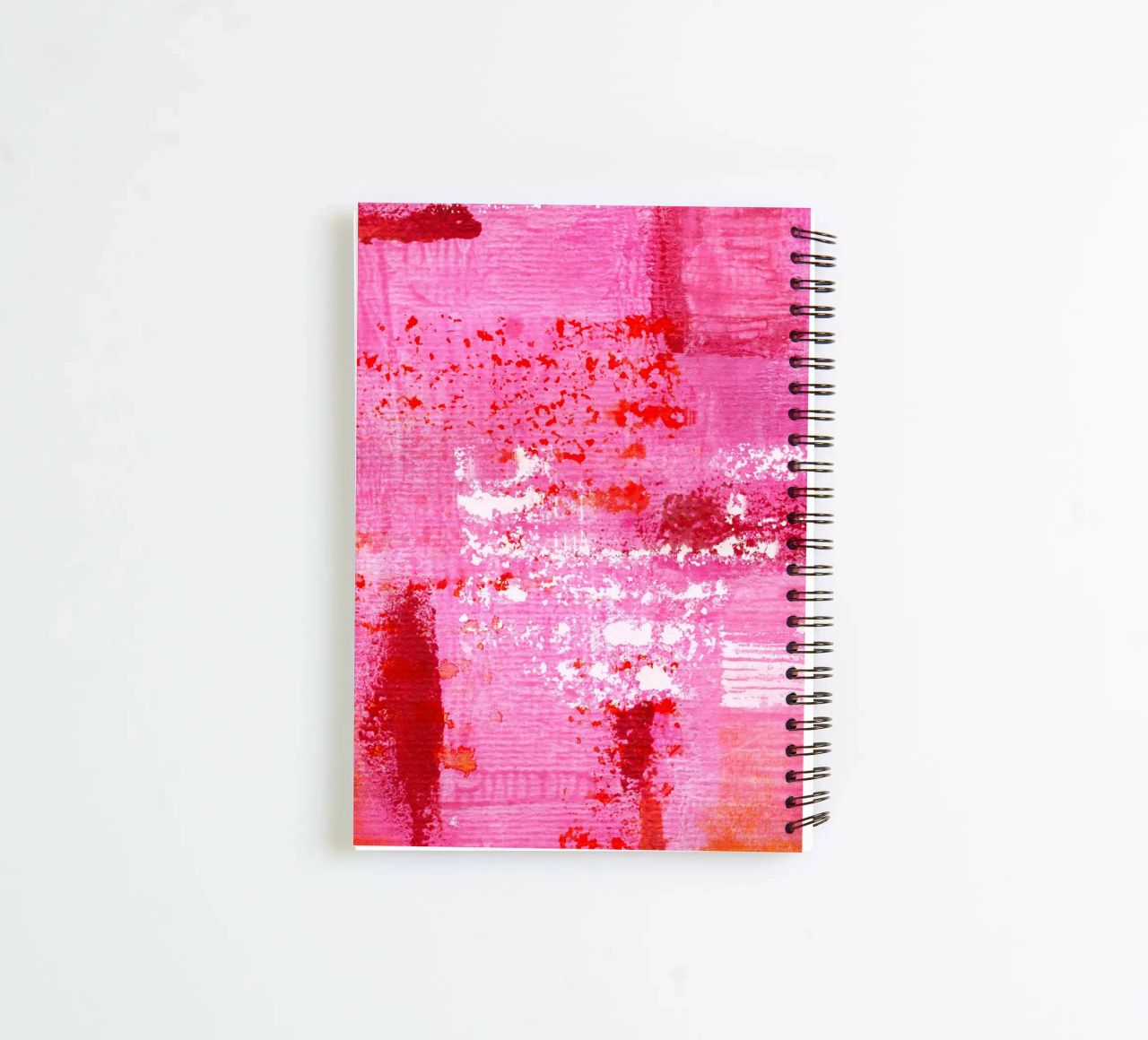 Surfaces 13 | Very Hot Pink & Red | Abstract Painting Ringbuch von sabidussi