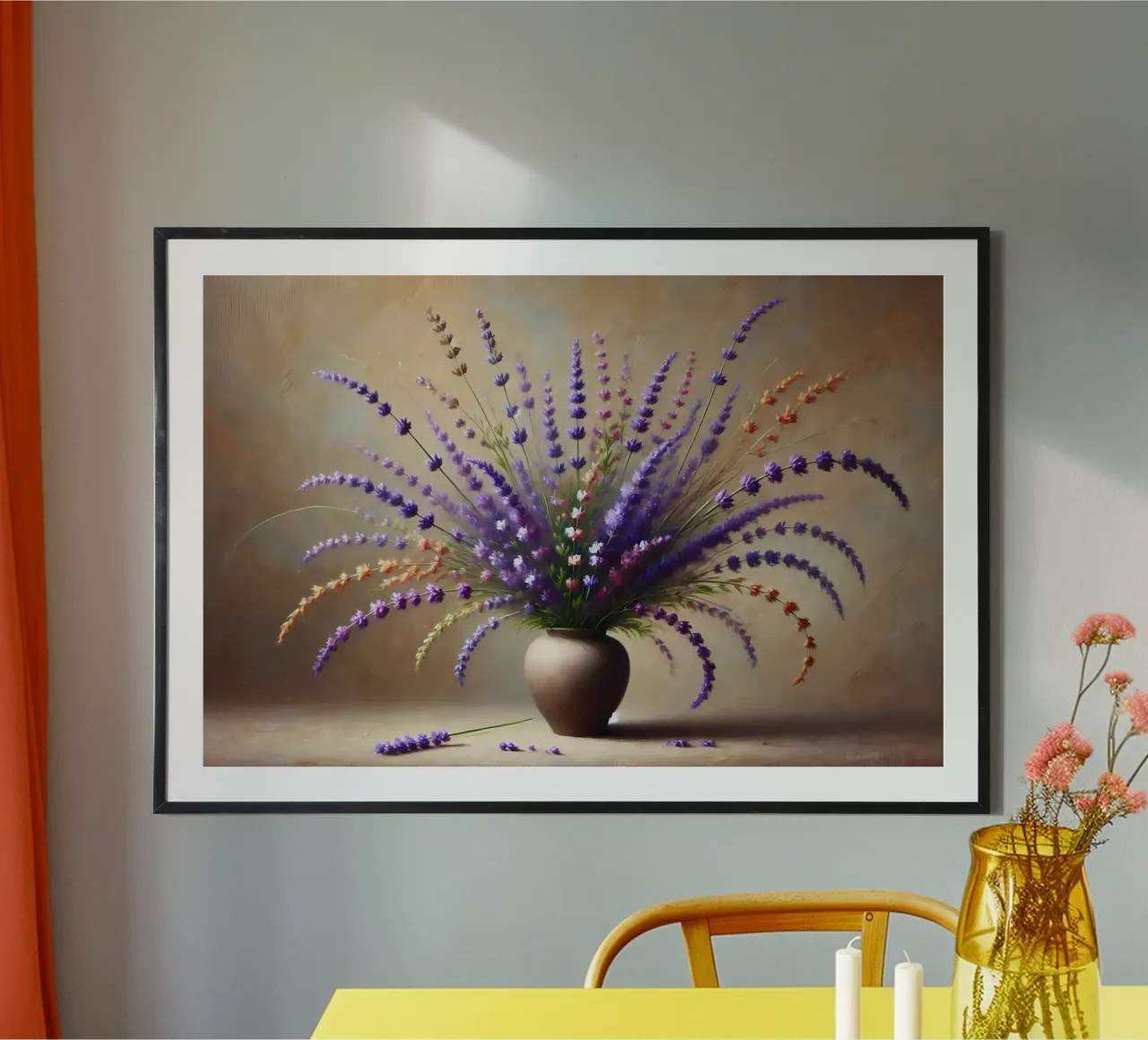 Bouquet vittoriano di lavanda poster da VintageBotanics